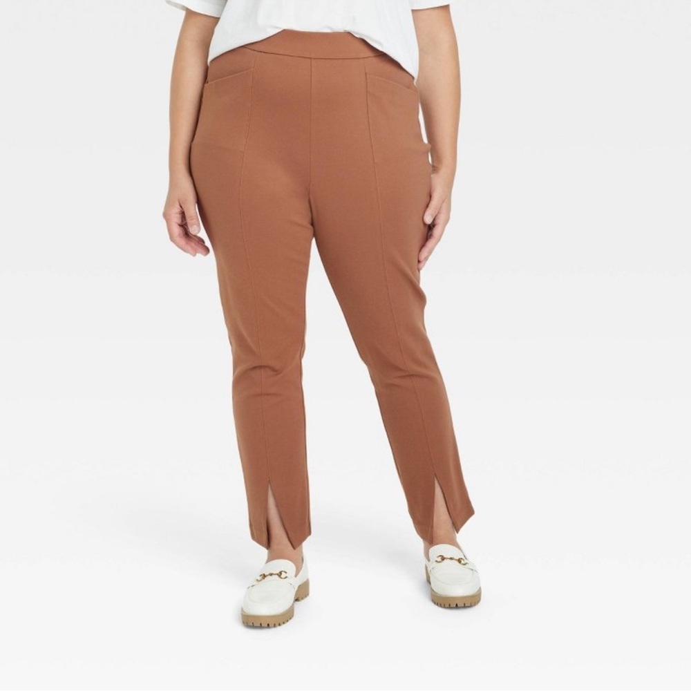 Brown ponte pant